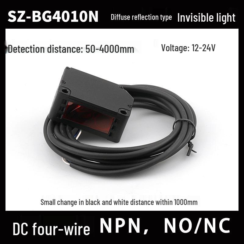 BG3010N Adjustable 4m Infrared Laser Sensor with Long-Distance Background Suppression