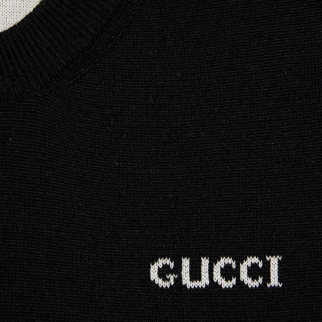 Gucci Вязаный топ с интарсией Gg 792130-XKD3P-1289