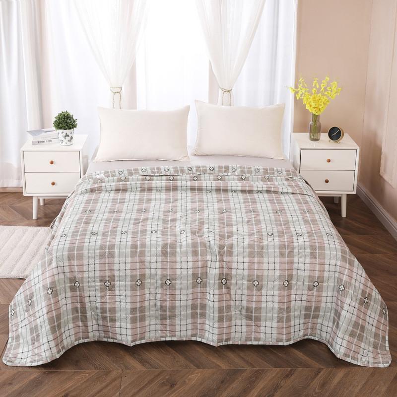 Flower Summer Rabbit Bear Print Air Conditioner Quilt With Gift Box Bedroom For