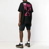 Off-White Футболка оверсайз Stencil Arrow Черные мужские топы OMAA038R191850151028