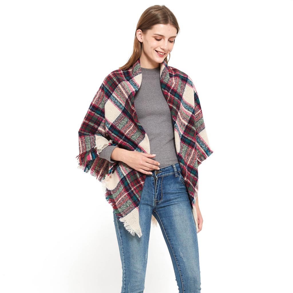 Вязаный Женский Шарф Мягкий Зимний Теплый Шарф для Шеи Головной Платок Женский Кашемировый Шарф Эшарп Фуляр Пашмина