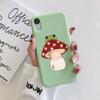 Чехол для телефона Cottagecore Frog Mush Kawaii, мягкий однотонный чехол для iPhone 11 12 13 mini pro XS MAX 8 7 6 6S Plus X XR