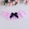 Wedding Garter Lace Floral Sexy Leg Garter Belt White Bowknot Bridal Lingerie Lace Leg Ring Loop Party Cosplay Suspender
