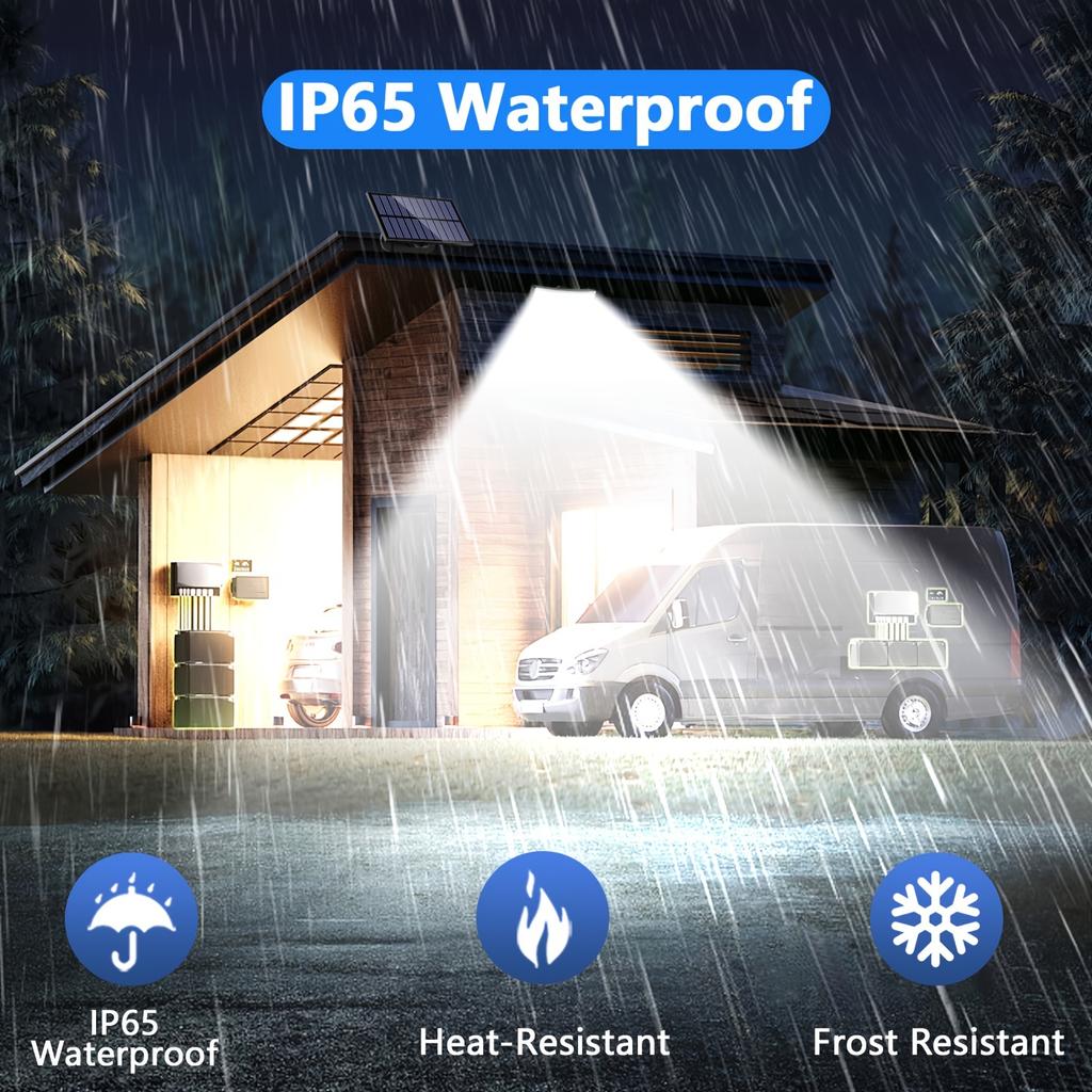 1/2 Pcs Solar Garden Light Motion Sensor 106 LED Solar Outdoor Wall Light Remote Control Camping Garage 4 Modes Security Lights