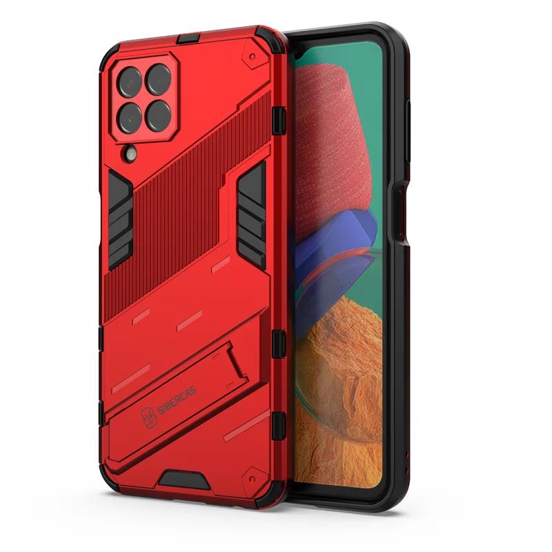 For Samsung Galaxy A22 5G Nacho Shockproof Armor Phone Case For Galaxy A22 4G Anti-Fall Protect Back Cover Kickstand Coque