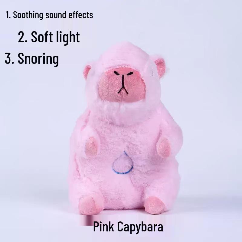 Светящаяся плюшевая игрушка-кролик с клубникой и редисом