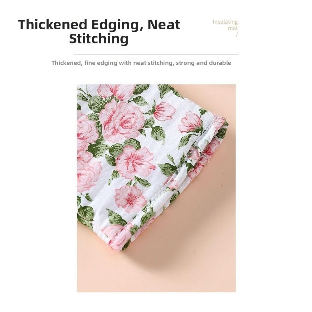 2Pcs Heat Resistant Microwave Oven Gloves Heat Insulation Baking Gloves Hot Pot Cooking