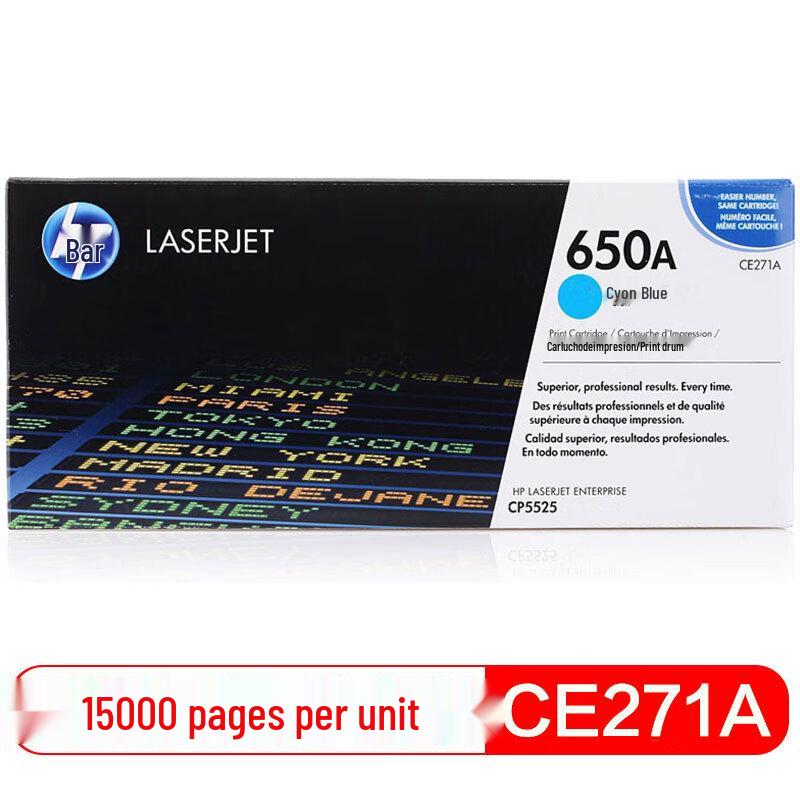 HP 650A Black Original Toner Cartridge