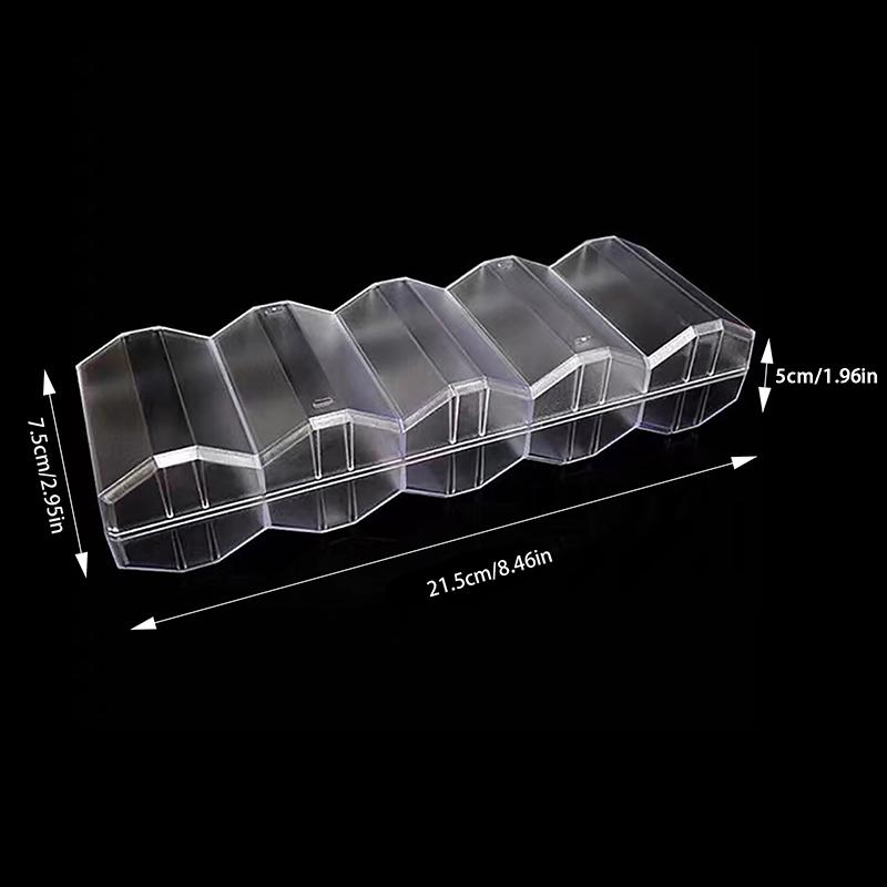 100 фишек, коробка для покерных фишек, акриловая прозрачная коробка для мелких фишек, чехол для хранения фишек для казино с крышками