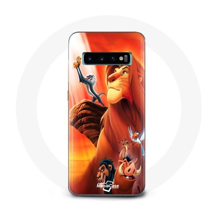 Чехол для Samsung Galaxy s10 edge Король Лев Симба и Муфаса