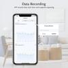 ONENUO Tuya WiFi Humidity Temperature Sensor with External Probe LCD Thermometer for Smart Home APP Monitoring for Refrigerator