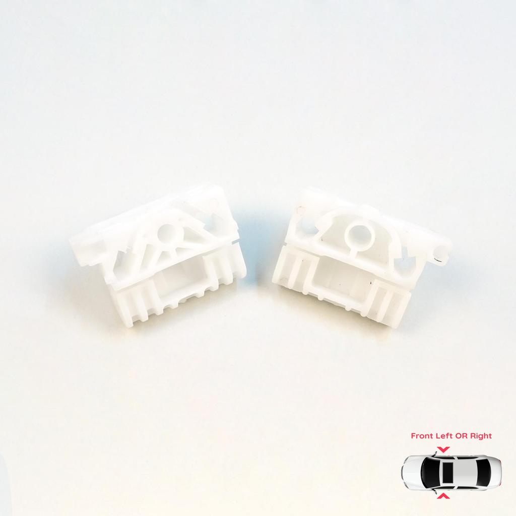 EWR448+EWR449 Window Regulator Repair Clips A+B Front for Renault Clio MK3 BR CR KR SR 2005-2014 5-Door 8200191148 8200291147