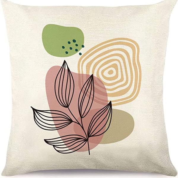 Абстрактная наволочка цвета Моранди, Минималистичная декоративная наволочка, Абстрактная эстетика, Подушка для дивана, Чехол для подушки