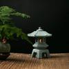 Zen Pagoda Latern Garden Statue, Indoor and Outdoor, Asian Decor for Landscape Balcony, Garden, Patio, Porch Yard, Art Ornament
