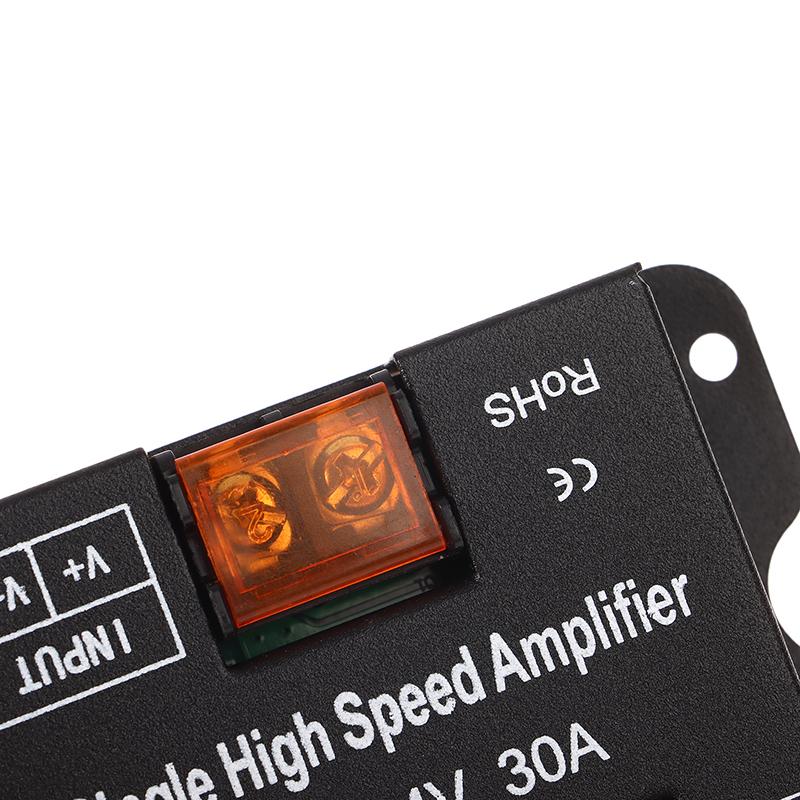 Светодиодный 30А/Канал 360Вт Постоянный ток 5-24В IP20 Одноцветный Высокоскоростной Усилитель Светодиодный Одноцветный Усилитель Репитер Для Светодиодной Ленты