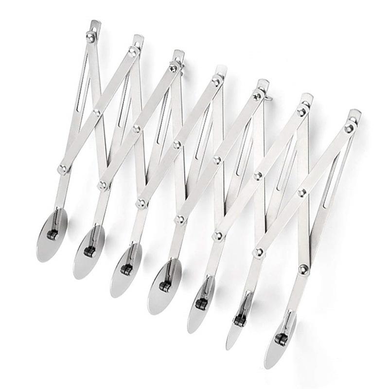 Ручной резак из нержавеющей стали, регулируемый инструмент для резки теста, пиццы, хлеба, DIY инструмент