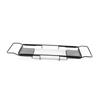 Metal Marble Bathtub Rack Anti Slip Space Saving Multi Functional Expandable Bathtub Tray House