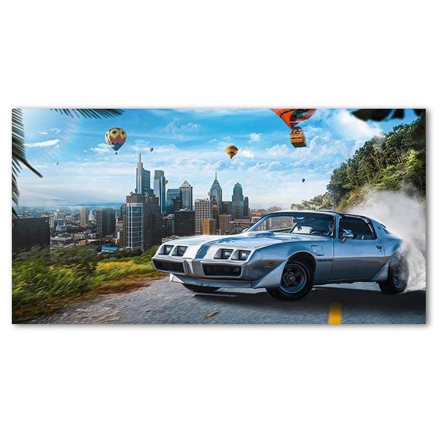 Современный Суперкар Настенная Картина Маслом GT Автомобиль Настенная Картина Суперкар Плакат