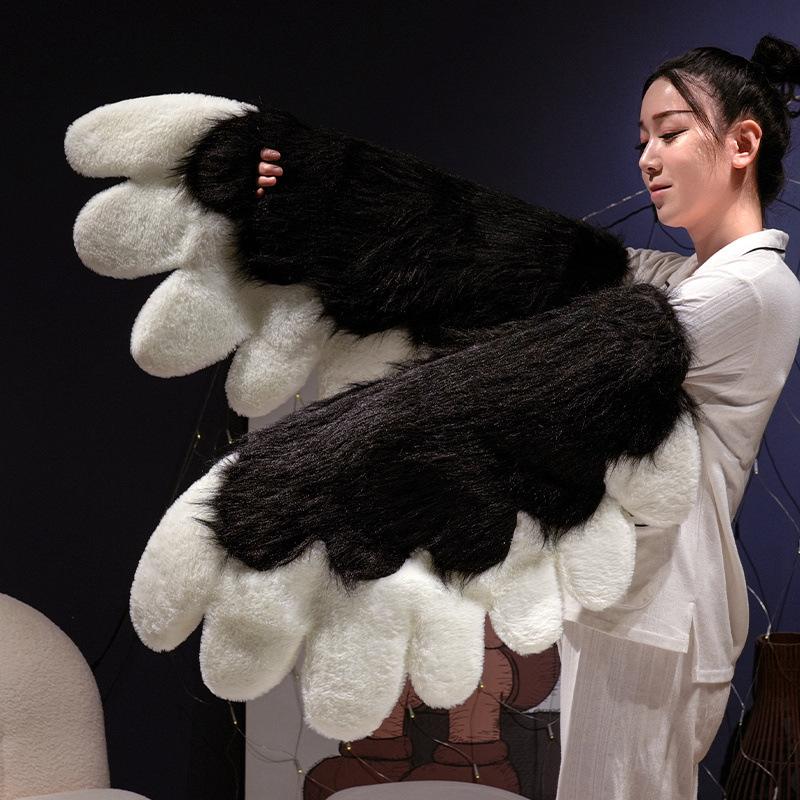 Мультяшные перчатки-лапки, крылья, сапоги, плюшевая игрушка, игра, вечеринка, наряд, успокаивающая кукла-марионетка для детей