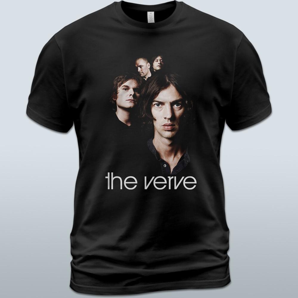 Cotton T-Shirt The Verve Album Tee Richard Ashcroft Nick McCabe Simon Jones Unisex T-Shirt