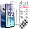 [2+2] 4PCS Redmi 14C 4G HD Clear Screen Protector Tempered Glass + Camera Lens Film Anti-Scratch Protective Glass Film POCO C75