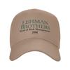 Lehman Brothers Head of Risk Managment 2008 Baseball Cap Outdoor Sports Quality Hip Hop Hats Male Stylish Print Baseball Caps