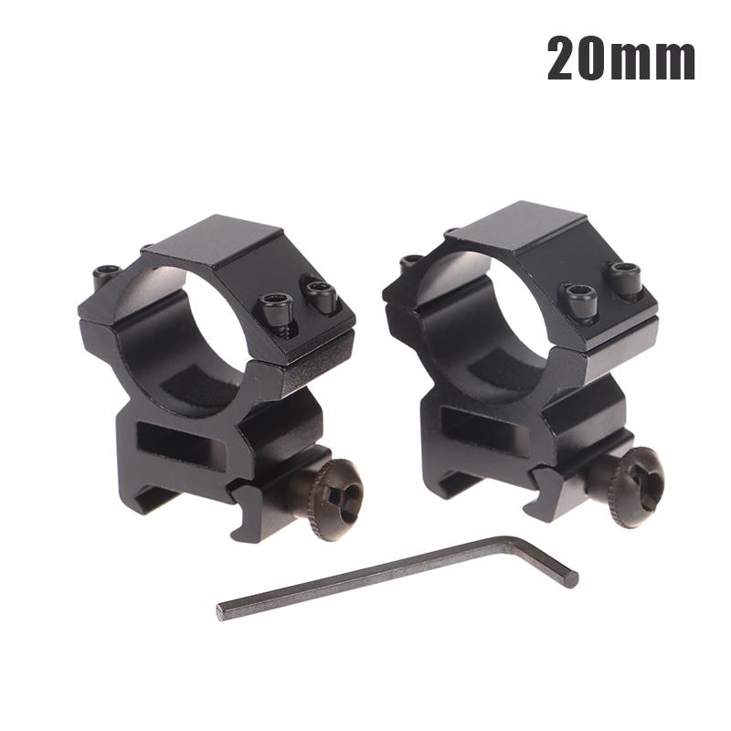 Hunting Quick Release Scope Mount Holder 25.4Mm 1" Rings For 11Mm/20Mm Weaver/Picatinny Rail Scope Mount For Torch Light