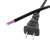 Pure Copper Anti-Freeze Medium Spec Desk Lamp/Speaker Power Cord with Flat Two-Pin Solder Tail