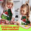 Christmas Aprons For Adults Thickened Apron Holiday Xmas Kitchen Apron Apron For Family Party Holiday
