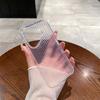 Luxury Crystal Transparent Stripes Pattern Case For Huawei Pura70 P70 P60 P50 Ultra Mate 60 50 40 Pro Soft TPU Shockproof Funda