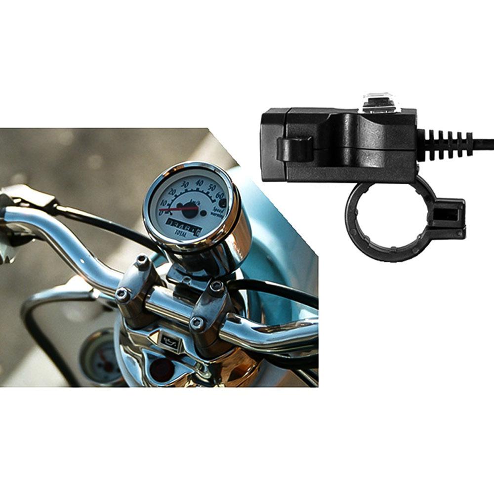 Dual USB Port Vehicle Parts Motorcycle Accessories Motorcycle Handlebar Charger Motorcycle Charger