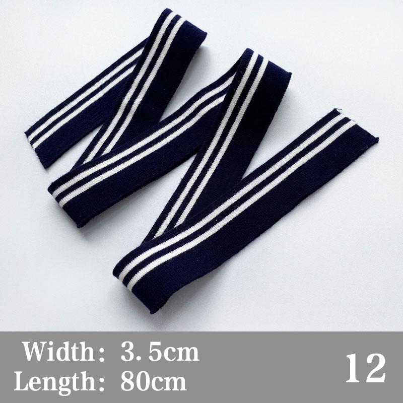 3,5*80 см для аксессуаров для одежды, эластичная хлопчатобумажная ткань, эластичный воротник-манжеты, отделка, трикотажная резинка