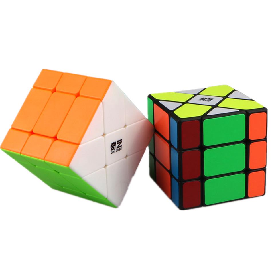 Qiyi XMD 3x3 Фишер Ветряная мельница Ось Головоломка Кубик Рубика Скоростной Мофангэ XMD Профессиональная Обучающая Игрушка для Детей