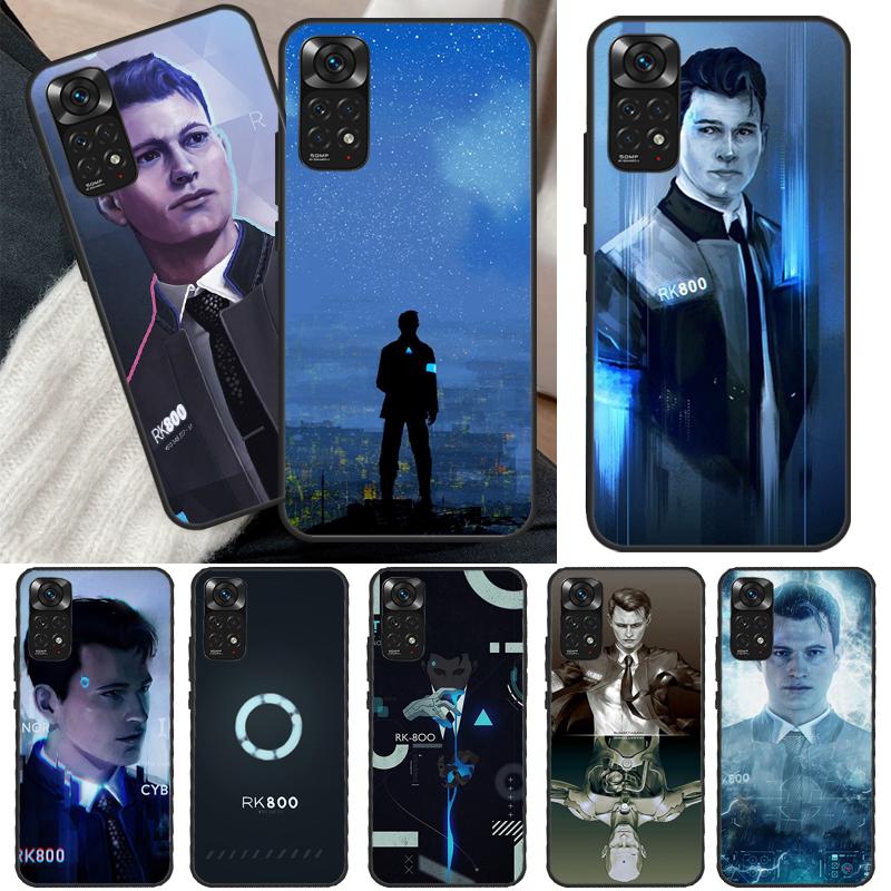 Чехол Detroit Become Human для Xiaomi Redmi Note 11 10 9 8 Pro Note 11S 10S 9S 8T K50 K40 9A 9C