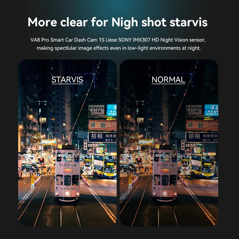 Автомобильный видеорегистратор 2K HD с WIFI DVR, автоматический регистратор, управление через приложение, черный ящик с функцией голосового управления WIFI, круглосуточный мониторинг парковки, автомобильные аксессуары