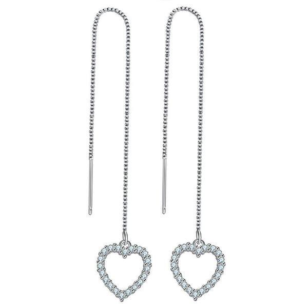 1 пара 3 стилей Кристалл Длинная цепочка кисточкой мотаться резьба серьги для женщин