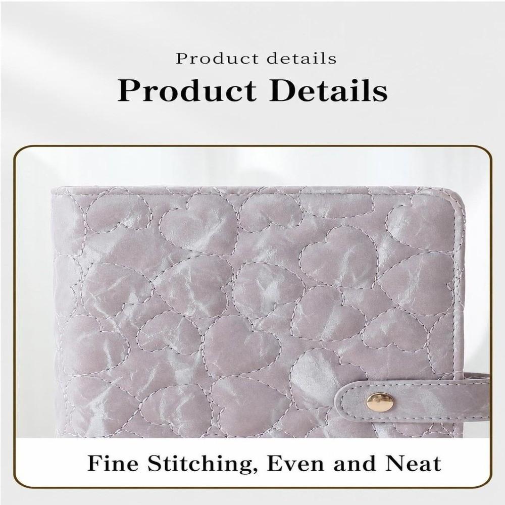 with Snap Button Necklace Binder Storage Book Velvet Interior Storage Bag Home Storage