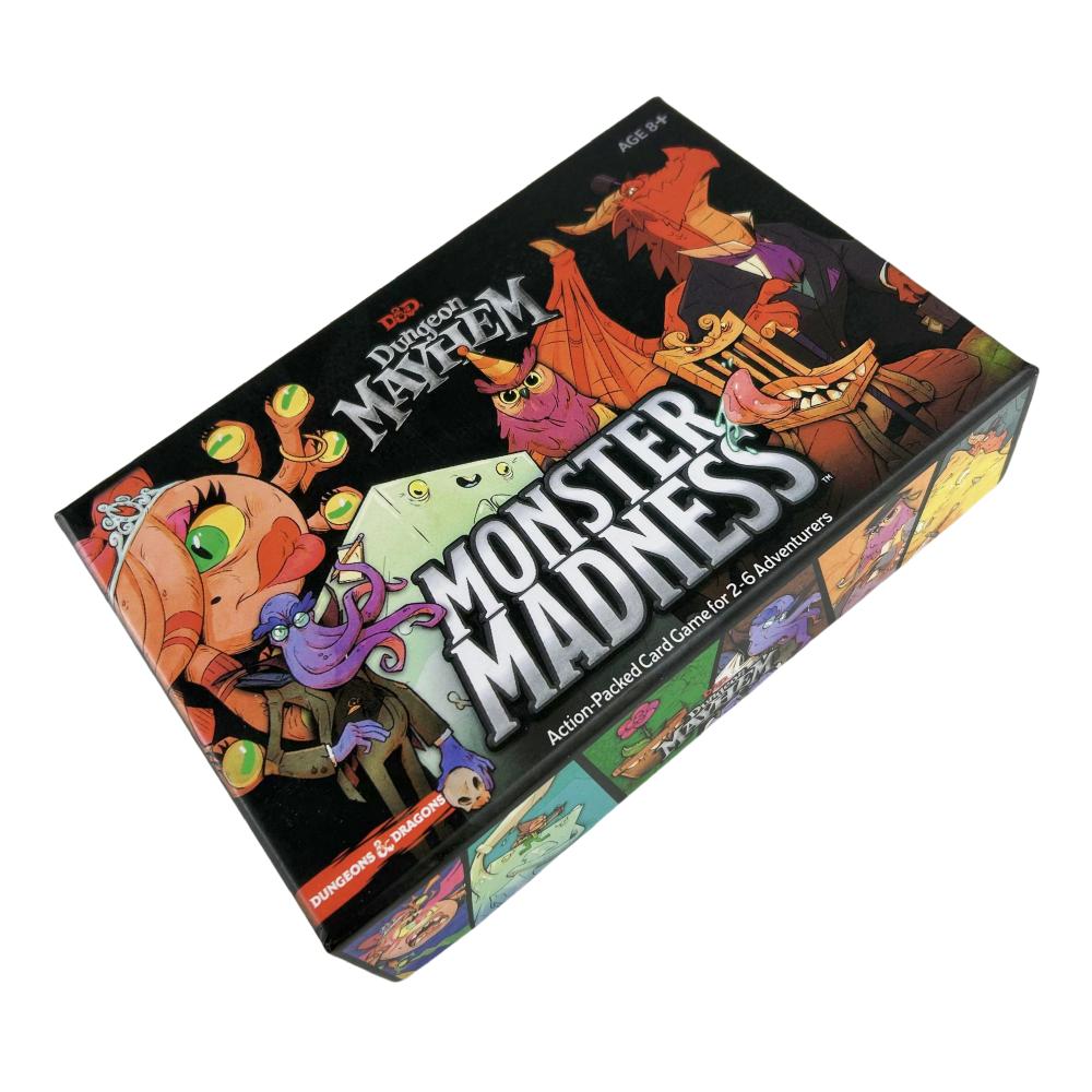 Baldur's Gate Dungeon Mayhem Настольная игра Monster Madness Card Английская версия Единороги Кошмары Легенда Uncut Драконы Приключения