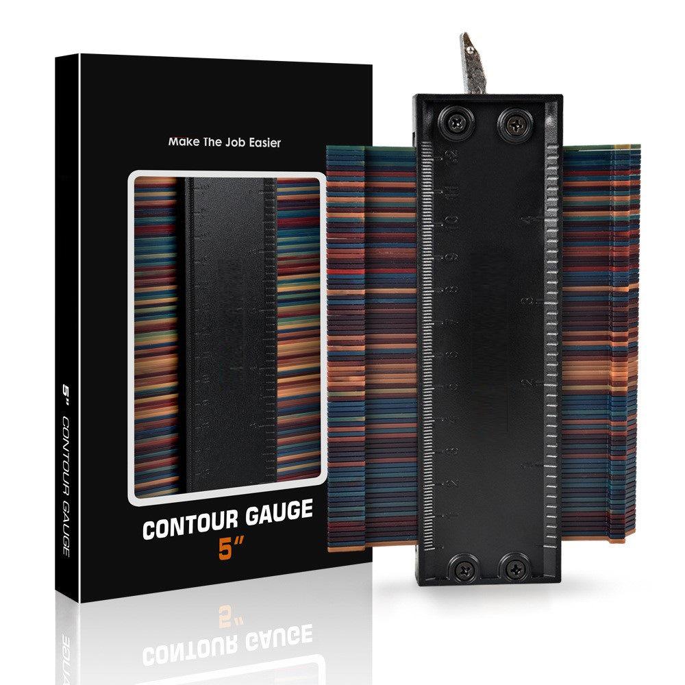 Блокируемый контурный шаблон: Неправильная дуговая линейка для деревообработки и измерений