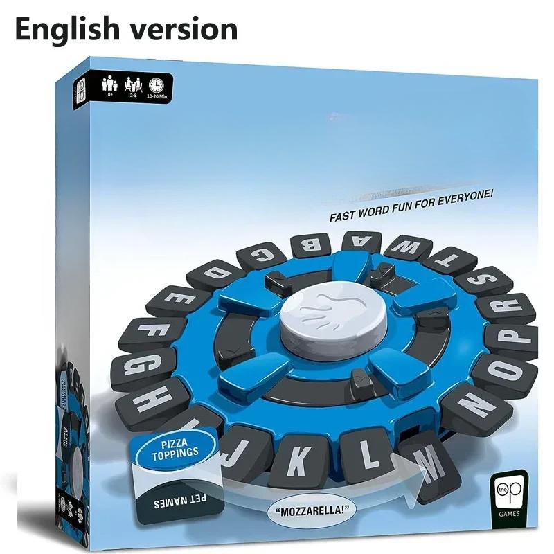 Children's Educational Dining Table Toys Crazy Letter Game Parents Interactive Turntable Toys Family Game