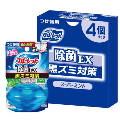 Bluelet Жидкий Санитайзер EX Сменный Блок Супер Мята [Оптовая Покупка] (4-Pack)