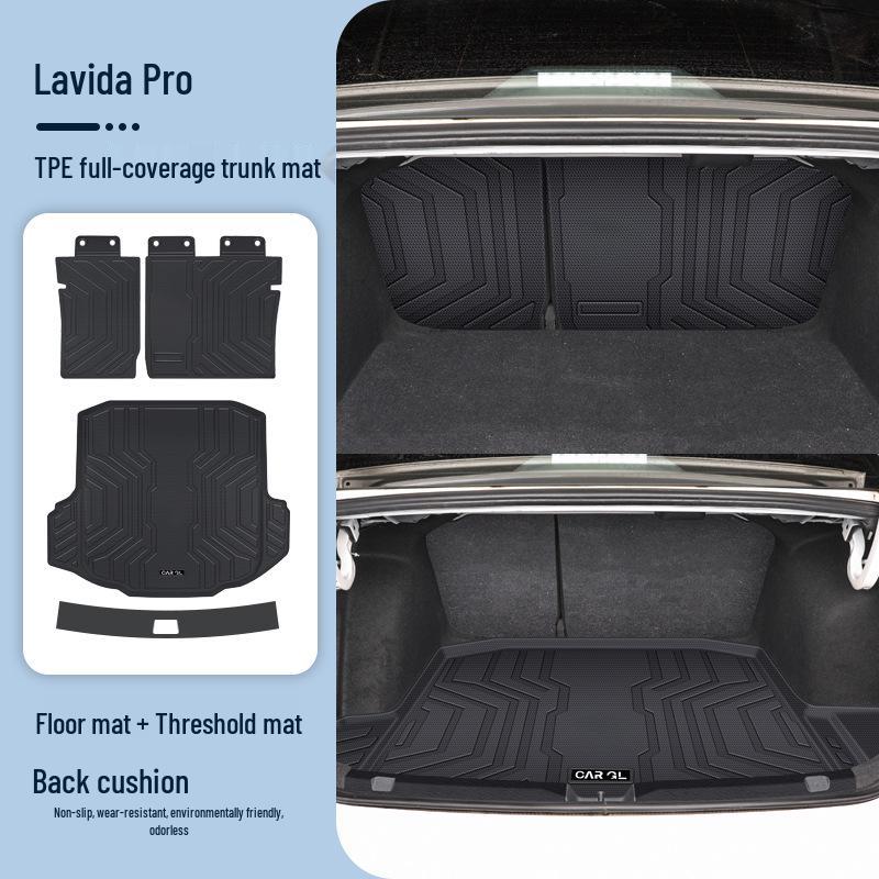 Коврик в багажник Volkswagen Lavida Pro из ТПЭ - Совместим с 26 моделями, Декоративный автомобильный аксессуар