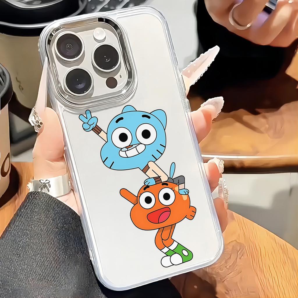 The Amazing World of Gumball Phone Case For iPhone 17 16e 16 15 14 13 12 11 mini Pro Max X XR XSMAX 8 7 Air Plus Soft Cover