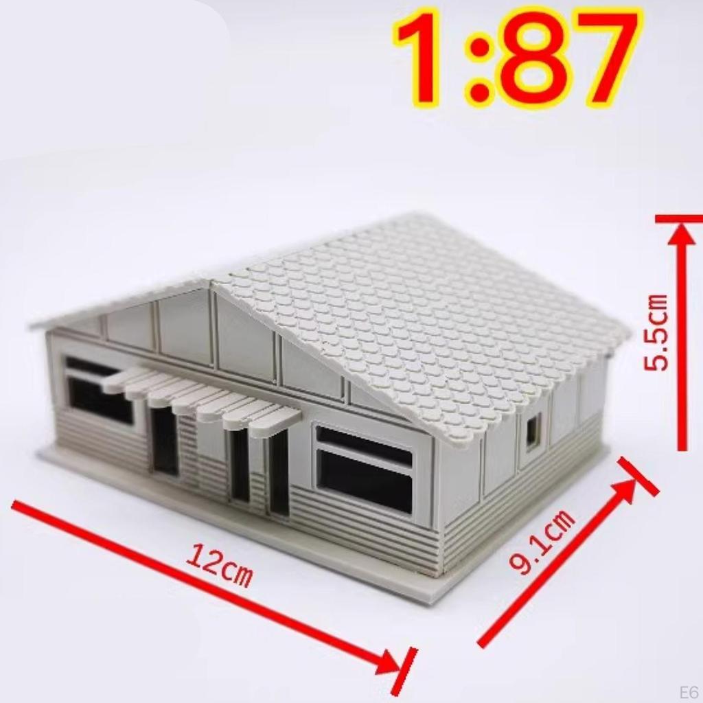 1/87 Building Model Kits Assembled Layout Scenery Educational Railway