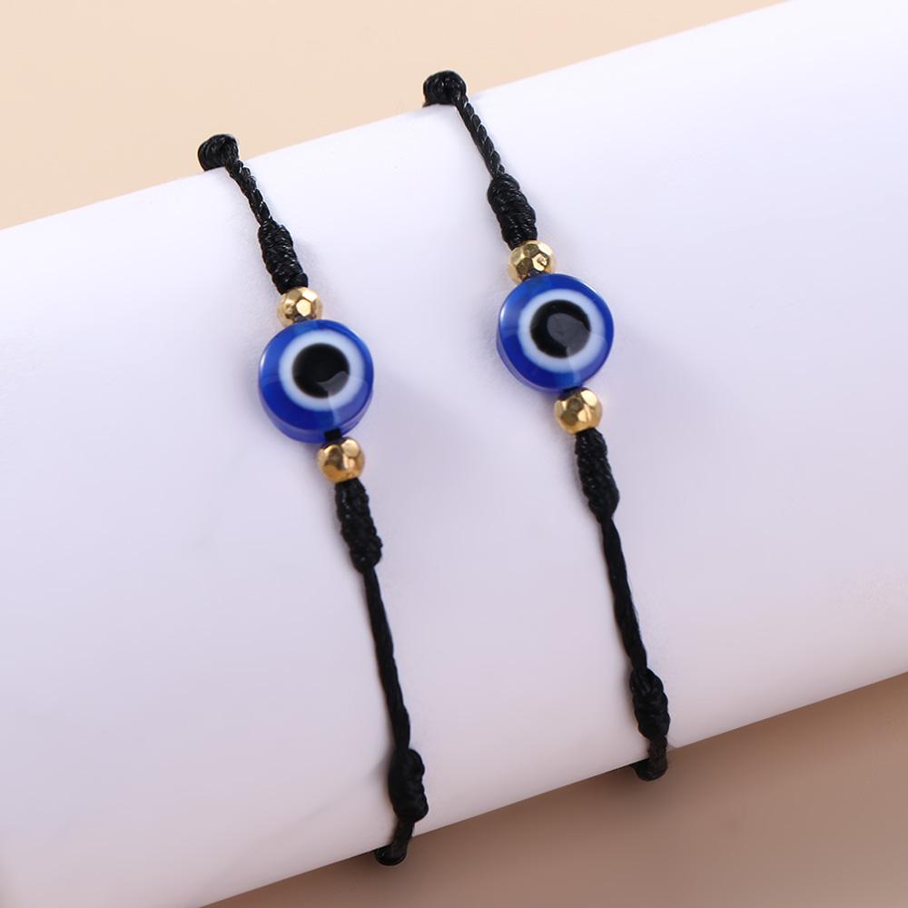 Gifts Blue Eyes Couple Bracelets Hand-woven Bracelets Braided Hand Ropes Blue Eye Bracelets