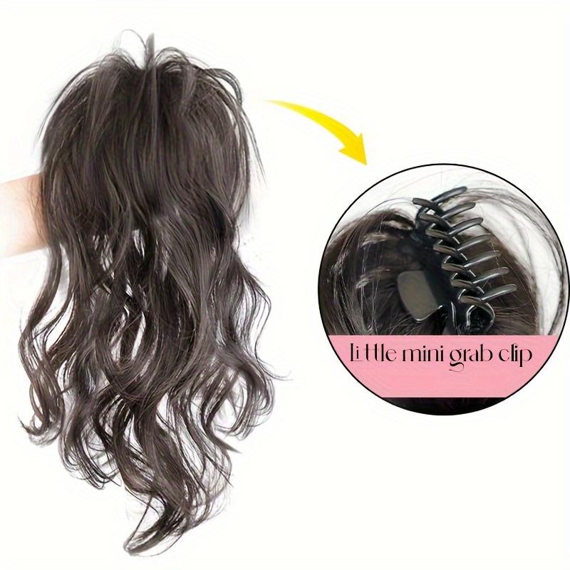 MISS WIG Синтетический хвост с когтями, длинный вьющийся волнистый хвост, зажим для наращивания волос, натуральный парик для женщин, ежедневное использование