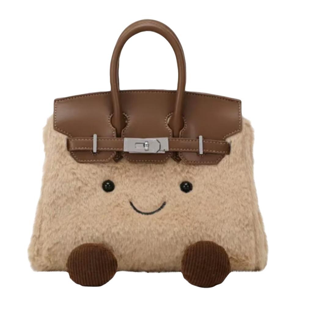 Милая плюшевая сумка для хранения, можно хранить косметику, мобильные телефоны и компьютеры, красивая сумка для хранения косметики