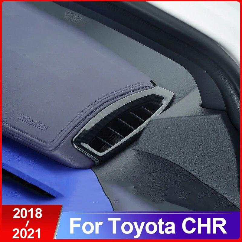For Toyota C-HR CHR 2016 2017 2018 Car Front Dashboard Air Vent Trim Cover Outlet Bezel Frame Garnish Molding Surround
