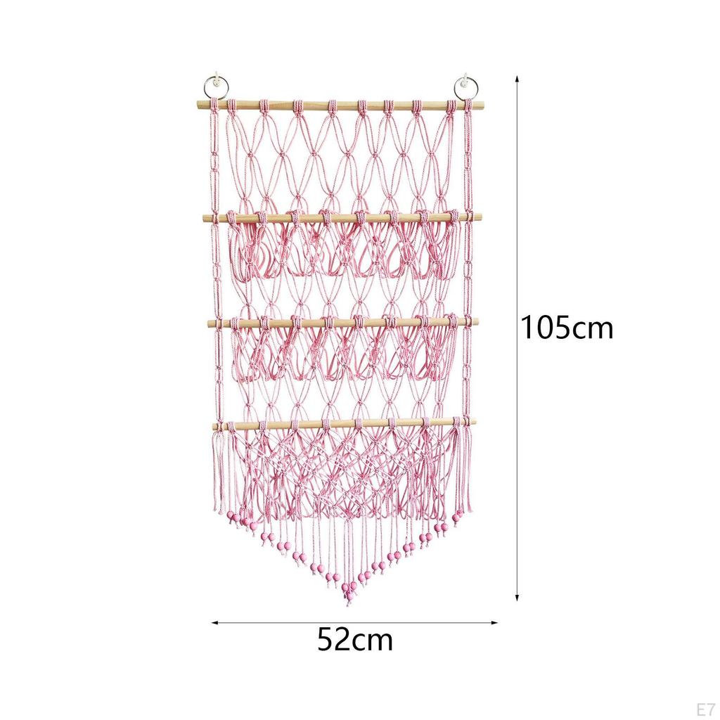 Сетка для чучел животных, богемный декор, ручная работа, настенное крепление, хранение, игрушка