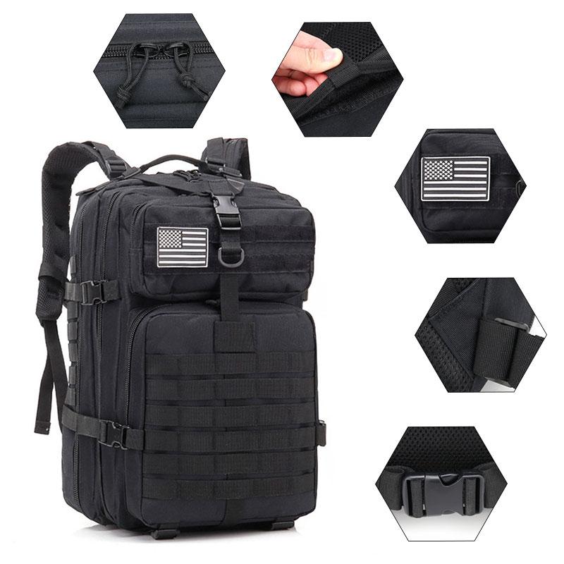 Tactical Backpack Men's Travel Large Capacity Rucksacks Men Waterproof Outdoor Sports Multi-functional Bags